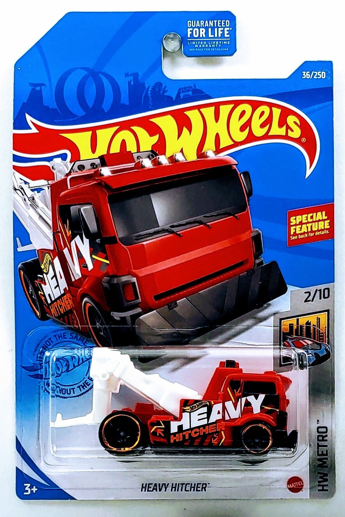 Hot Wheels 2021 - Collector # 036/250 - HW Metro 2/10 - Heavy Hitcher - Red