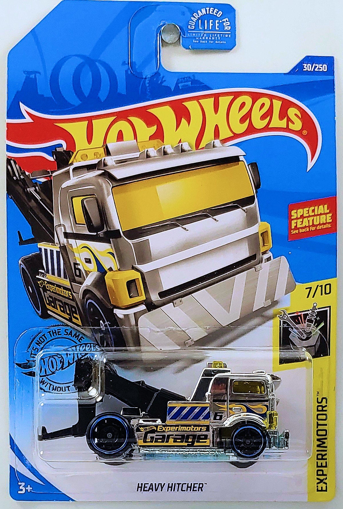 Hot Wheels 2020 - Collector # 030/250 - Experimotors 7/10 - Heavy Hitcher - Chrome