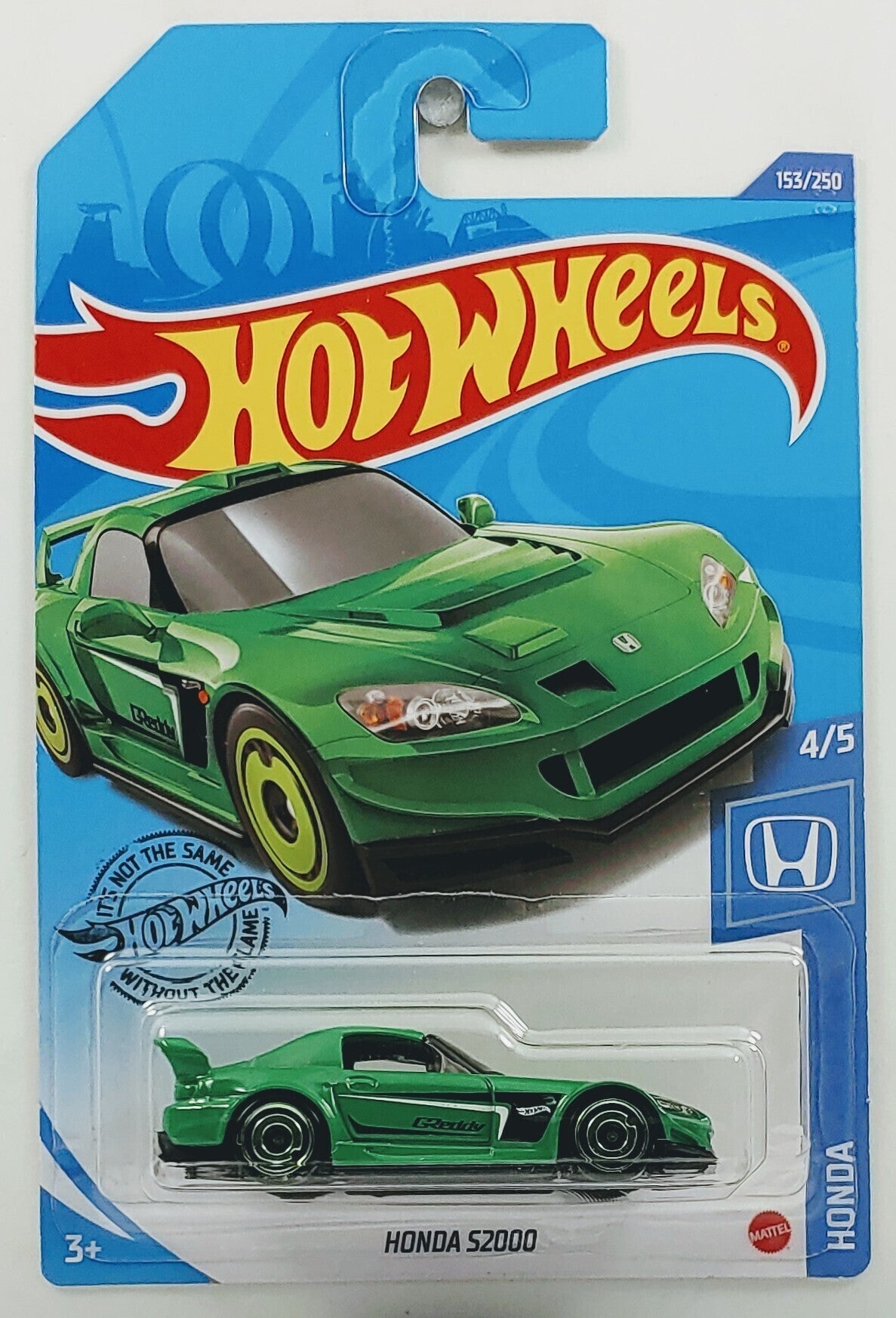 Hot Wheels 2020 - Collector # 153/250 - Honda 4/5 - Honda S2000 - Green / GReddy