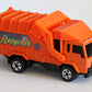 Hot Wheels 1992 - Collector # 143 - Recycling Truck - Orange - BW Wheels - USA