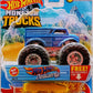 Hot Wheels 2021 - Monster Trucks 48/75 - Paint Crush 4/5 - Hot Wheels Delivery - Blue - Re-Crushable Car