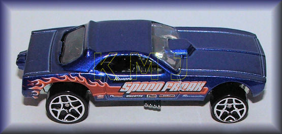 Hot Wheels 2005 - Collector # 183/183 - Plymouth Barracuda (Funny Car) -  Blue - Y5 Wheels - USA