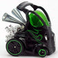 Hot Wheels 2009 - Collector # 099/190 - HW Designs 3/10 - Hyper Mite - Black - Black & Green PR5 Wheels - USA Battle Force 5