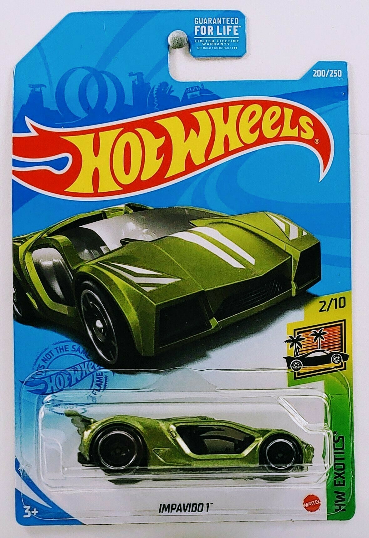 Hot Wheels 2021 - Collector # 200/250 - HW Exotics 2/10 - Impavido 1 - Green