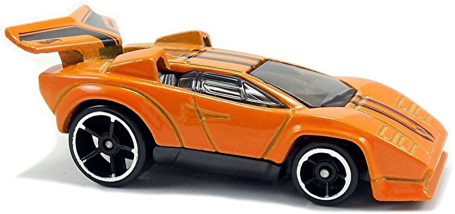 Hot Wheels 2018 - Toys R Us Exclusive - Tooned 1/5 - Lamborghini Countach - Orange - FSC