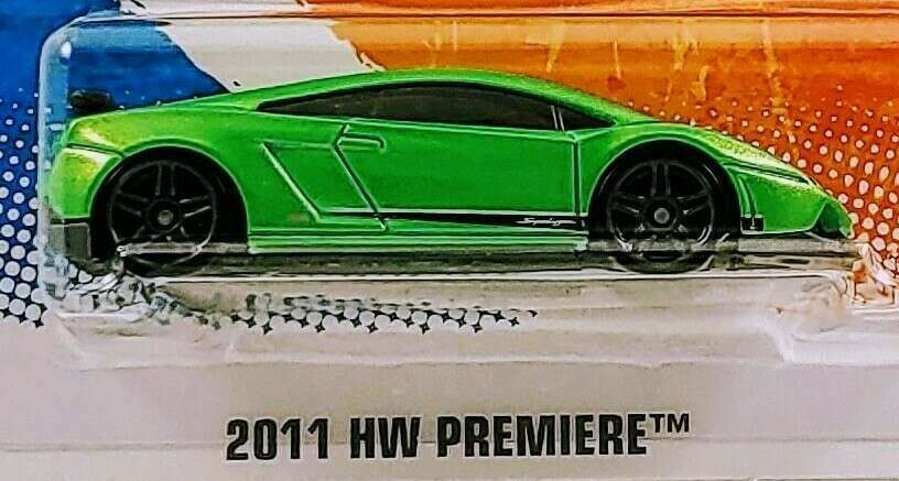 Hot Wheels 2011 - Collector # 009/244 - HW Premiere 9/50 - Lamborghini Gallardo LP 570-4 Superleggera - Green - IC