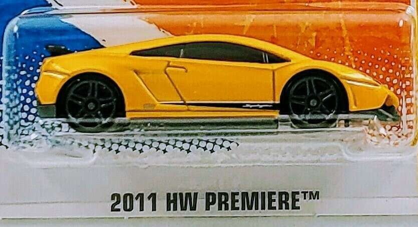 Hot Wheels 2011 - Collector # 009/244 - HW Premiere 9/50 - Lamborghini Gallardo LP 570-4 Superleggera - Yellow - IC