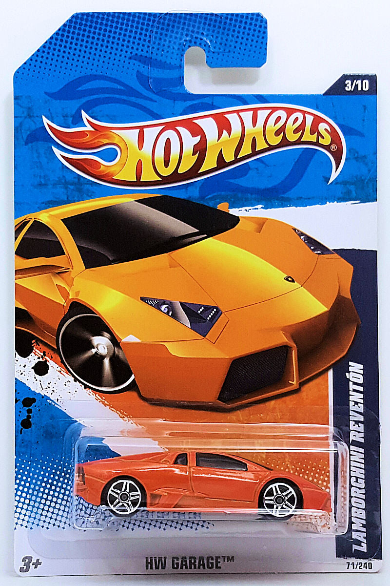 Hot Wheels 2010 - Collector # 071/240 - HW Garage 3/10 - Lamborghini Reventon - Metallic Orange - USA