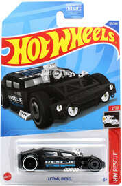 Hot Wheels 2022 - Collector # 121/250 - HW Rescue 2/10 - Lethal Diesel - Matte Black