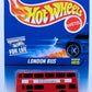 Hot Wheels 1997 - Collector # 613 - London Bus - Red - USA Blue & White Card - MPN 95512