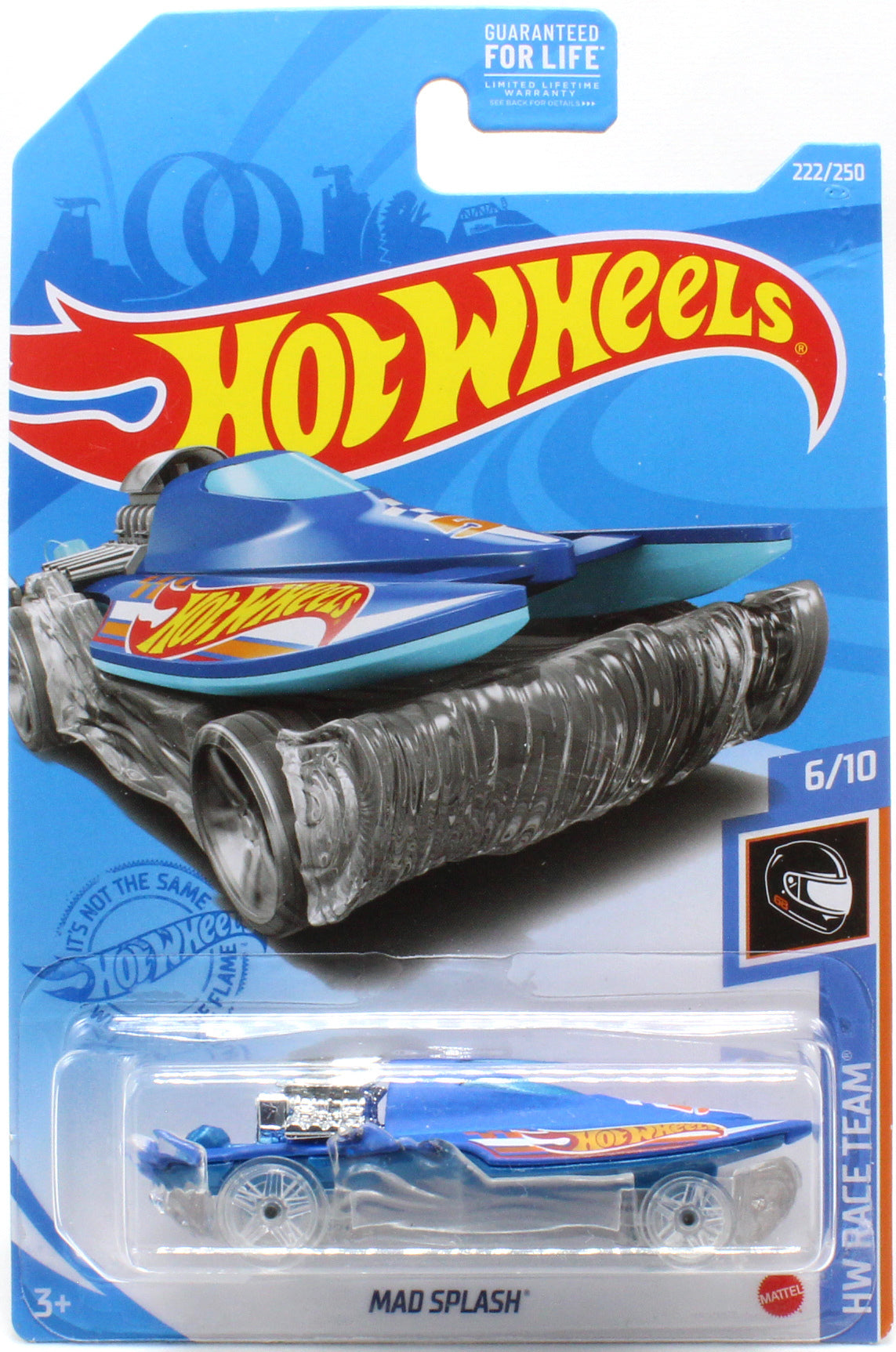 Hot Wheels 2021 - Collector # 222/250 - HW Race Team 6/10 - Mad Splash - Blue