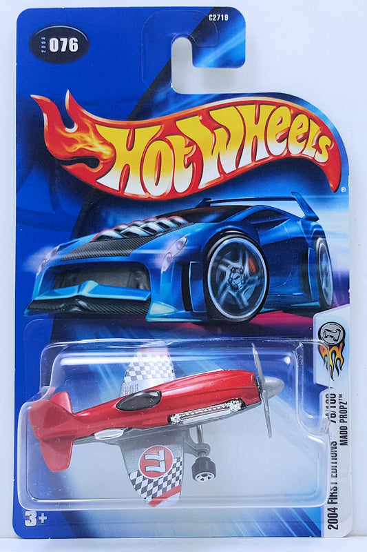 Hot Wheels 2004 - Collector # 076/212 - First Editions 76/100 - Madd Propz - Red - USA