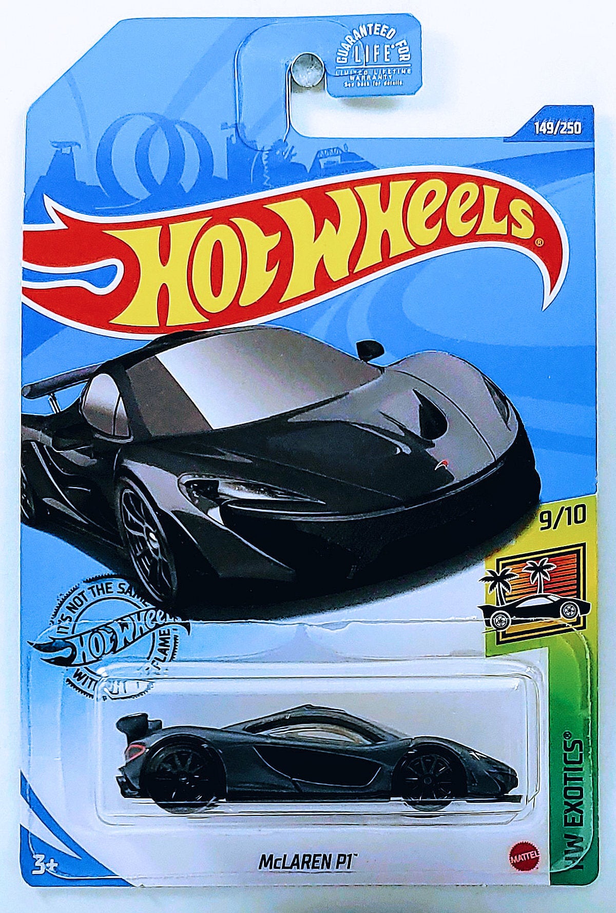 Hot Wheels 2020 - Collector # 149/250 - HW Exotics 9/10 - McLaren P1 - Dark Gray - USA