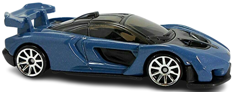 Hot Wheels 2019 - Collector # 162/250 - HW Exotics 4/10 - New Models - McLaren Senna - Steel Blue