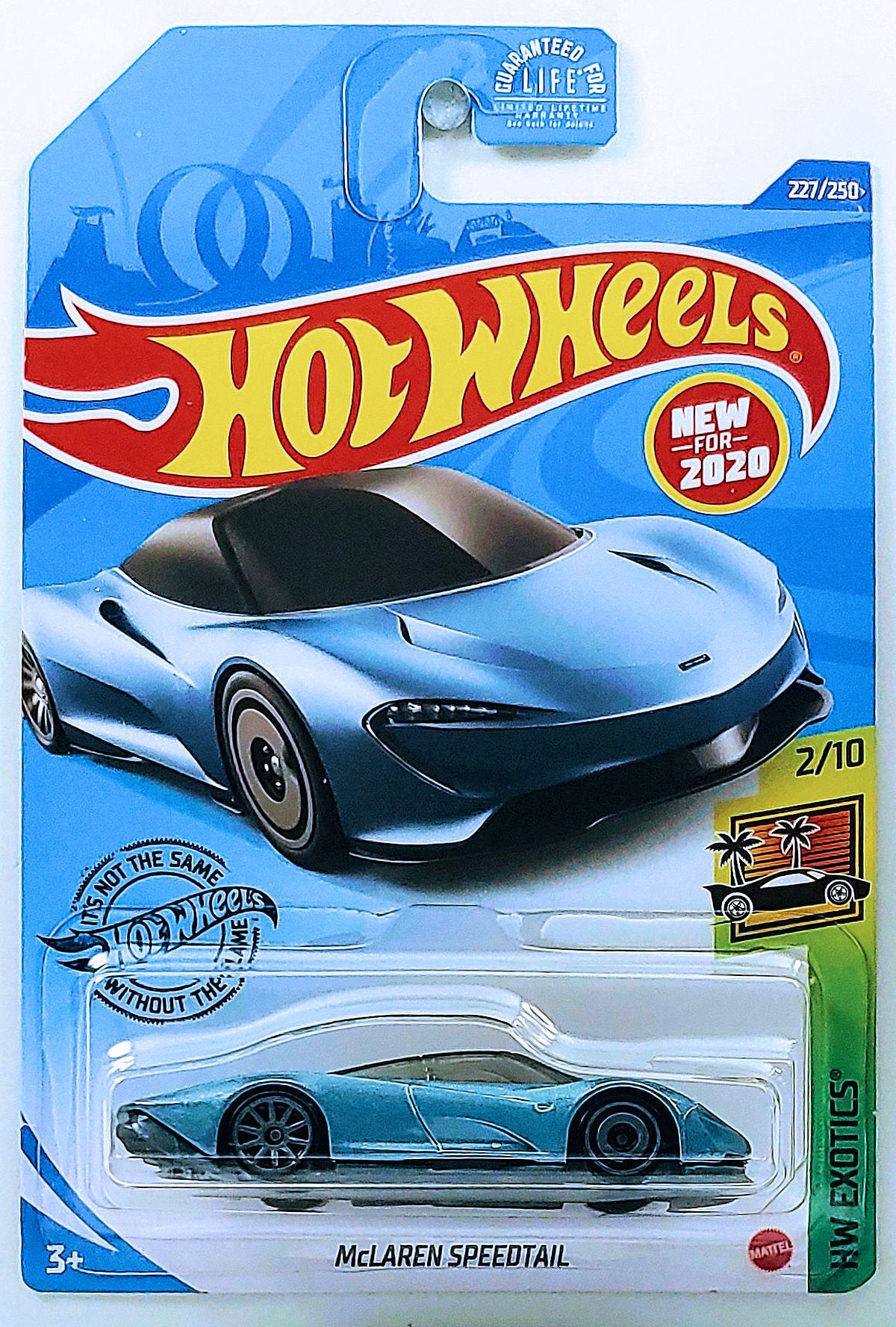 Hot Wheels 2020 - Collector # 227/250 - HW Exotics 2/10 - New Models - McLaren Speedtail - Steel Blue Metallic