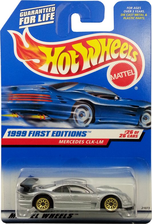Hot Wheels 1999 - Collector # 926 - First Editions 26/26 - Mercedes CLK-LM - Silver