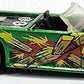Hot Wheels 2000 - Collector # 036/250 - Kung Fu Force Series 4/4 - Mini Truck - Green - Sawblades - USA 'Square' Card