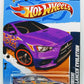 Hot Wheels 2012 - Collector # 158/247 - Heat Fleet 8/10 - Mitsubishi 2008 Lancer Evolution - Purple - USA