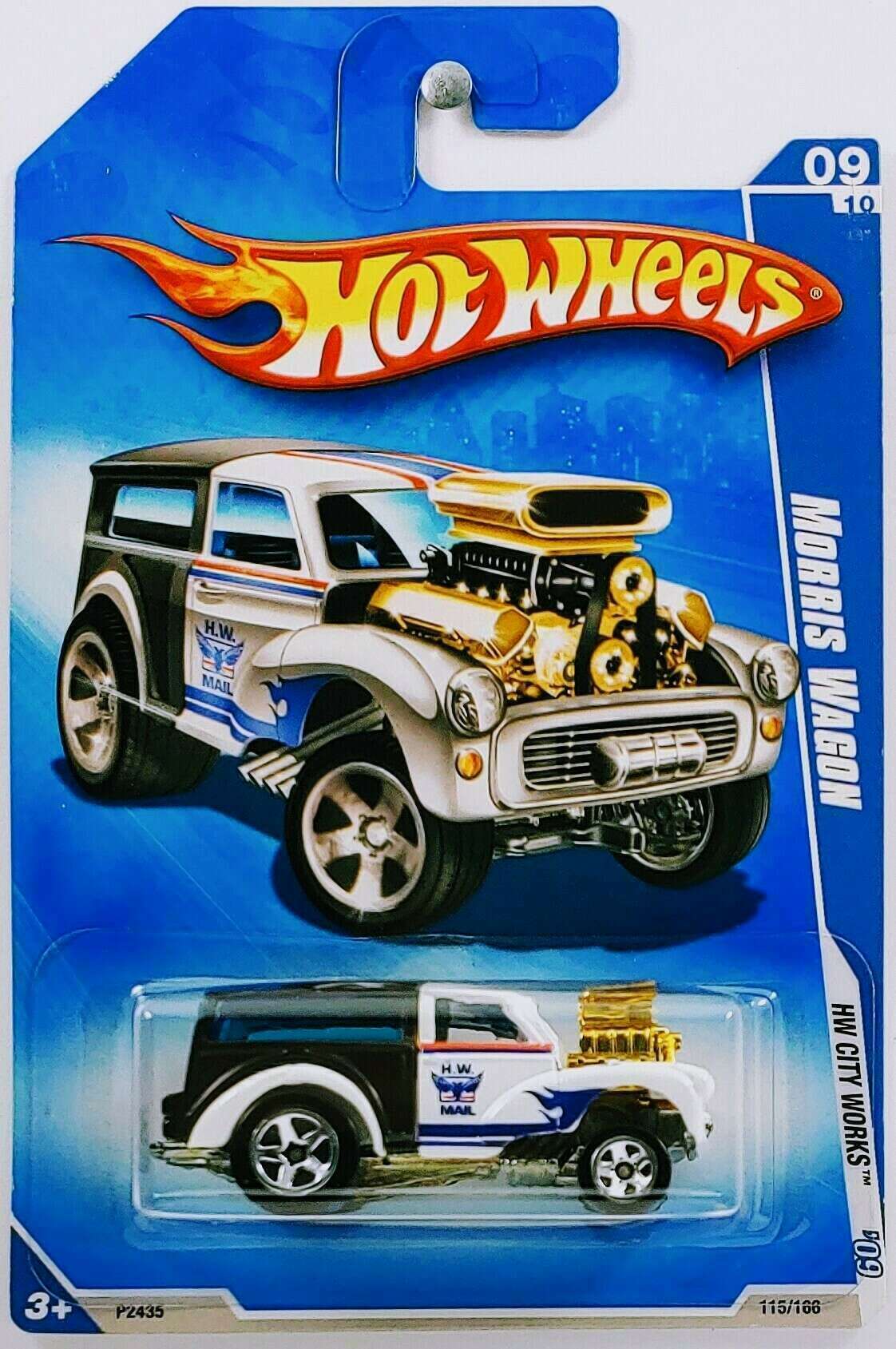 Hot Wheels 2009 - Collector # 115/166 - HW City Works 09/10 - Morris Wagon - White - IC