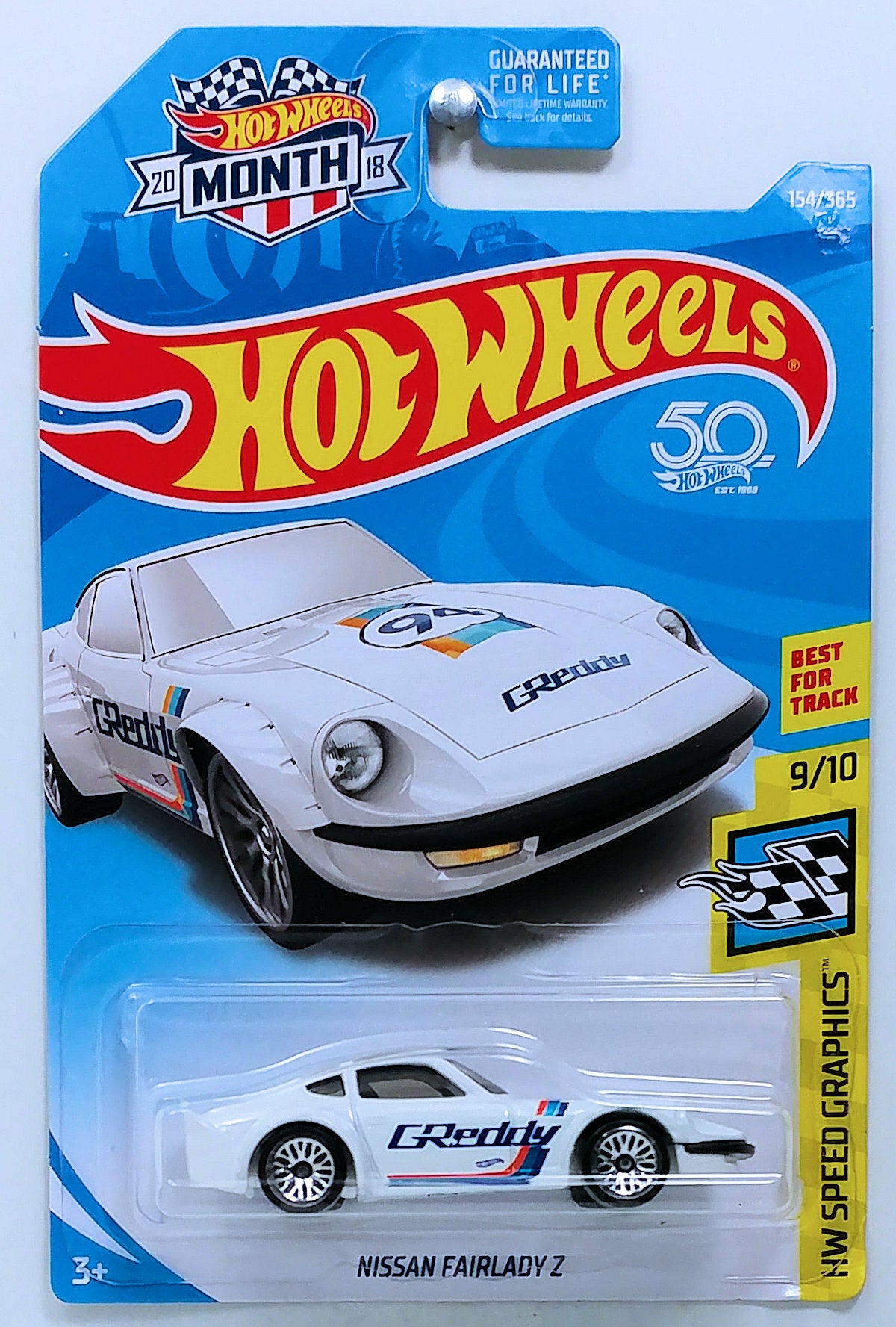 Hot Wheels 2018 - Collector # 154/365 - Nissan Fairlady Z - MONTH