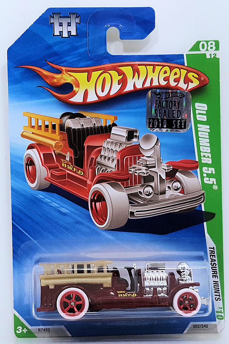 Hot Wheels 2010 - Collector # 052/240 - 'SUPER' Treasure Hunt$ 08/12 - Old Number 5.5 - FSC