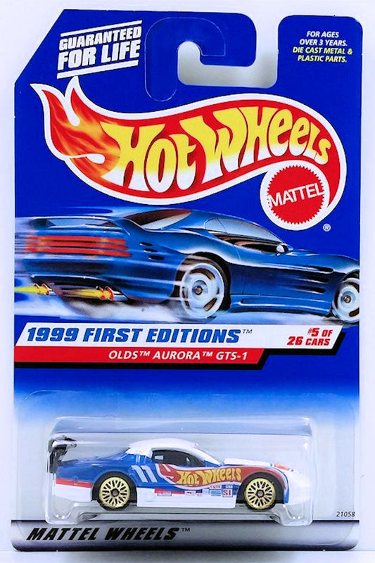 Hot Wheels 1999 - Collector # 911 - First Editions 5/26 - Olds Aurora GTS-1 - White