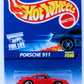 Hot Wheels 1997 - Collector # 590 - Porsche 911 - Red - Sawblades - USA