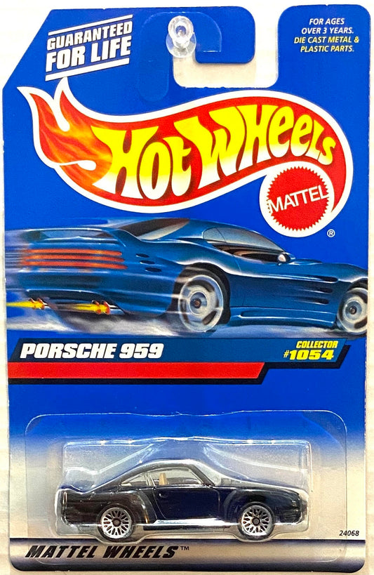 Hot Wheels 1999 - Collector # 1054 - Porsche 959 - Black - USA