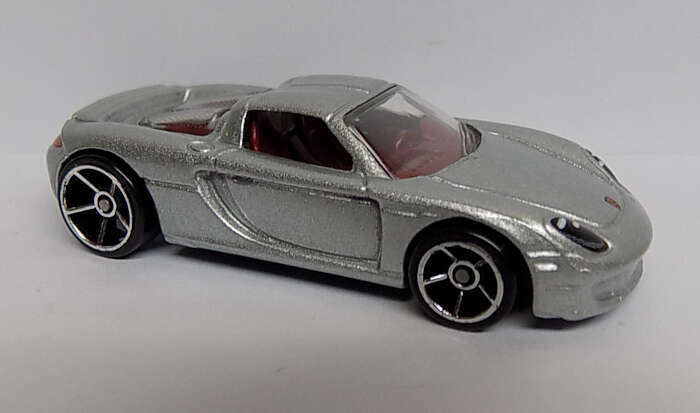 Hot Wheels 2006 - Collector # 008/223 - First Editions 8/38 - Porsche Carrera GT - Silver - OH5SP Wheels - USA
