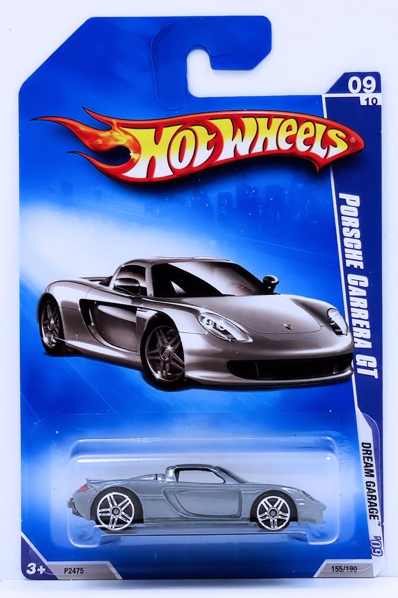 Hot Wheels 2009 - Collector # 155/190 - Series 09/10 - Porsche Carrera GT - Gray - USA