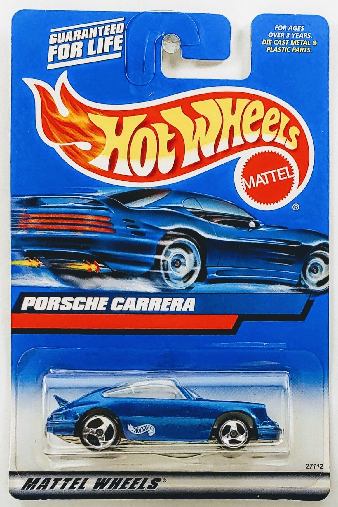 Hot Wheels 2000 - Collector # 146/250 - Porsche Carrera - Blue - USA