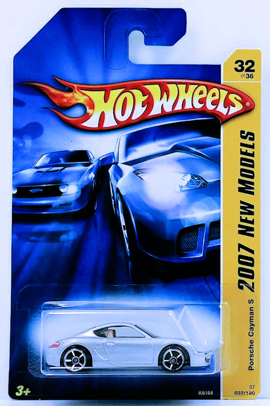 Hot Wheels 2007 - Collectors # 032/180 - New Models 32/36 - Porsche Cayman S - Silver - OH5SP Wheels - USA