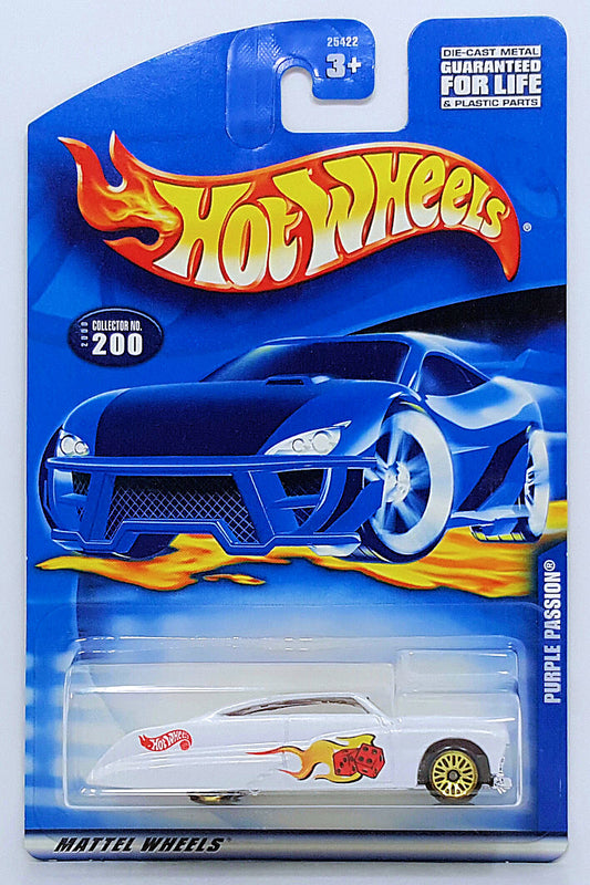 Hot Wheels 2000 - Collector # 200/250 - Purple Passion - White - NC