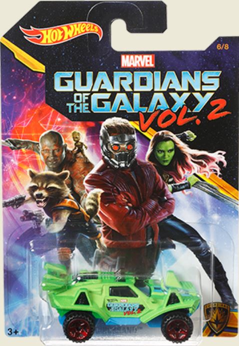 Hot Wheels 2017 - Guardians of the Galaxy Vol. 2 #6/8 - Quicksand - Bright Green - Walmart Exclusive