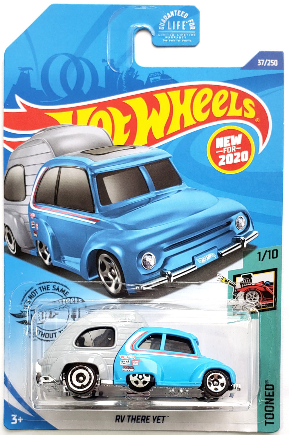 Hot Wheels 2020 - Collector # 037/250 - Tooned 1/10 - New Models - RV There Yet - Blue & Gray