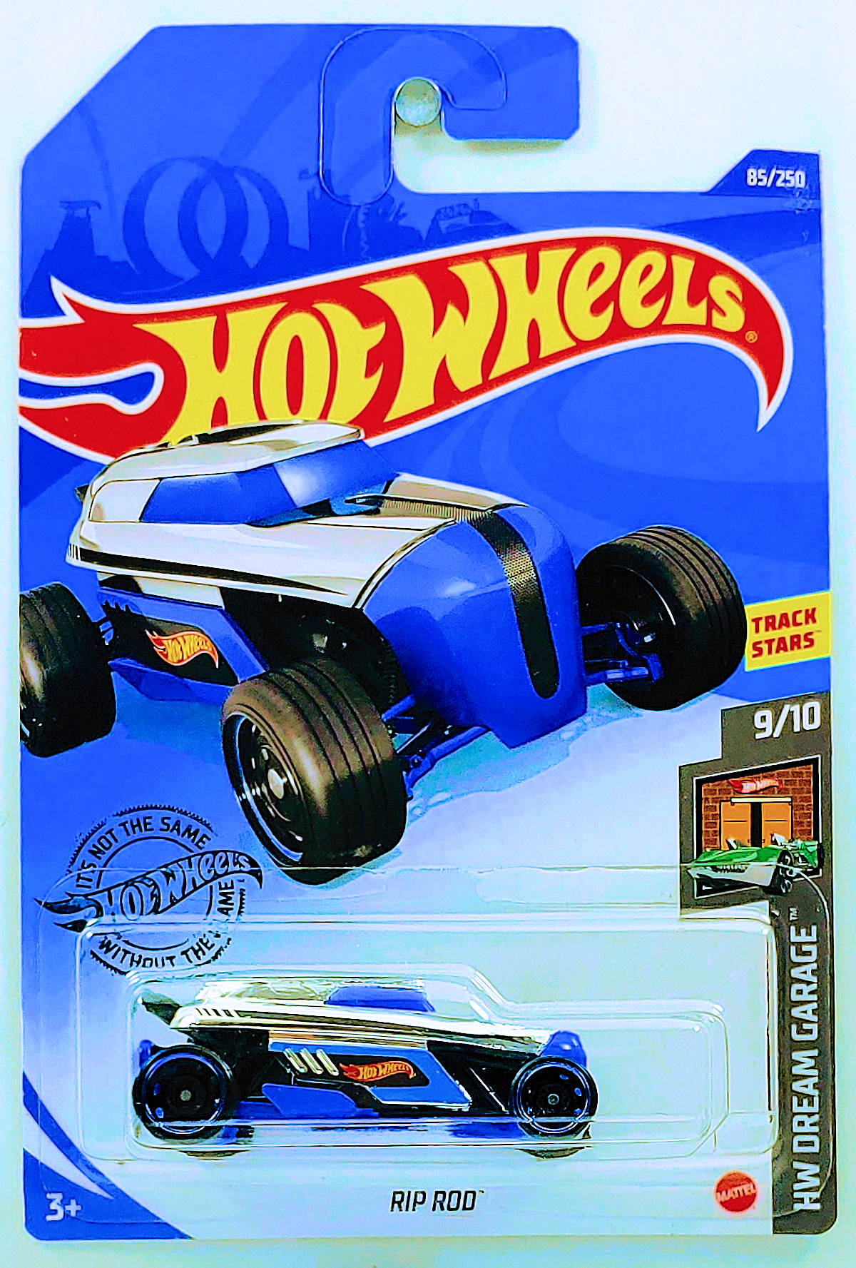 Hot Wheels 2020 - Collector # 085/250 - HW Dream Garage 9/10 - Rip Rod - Chrome & Blue