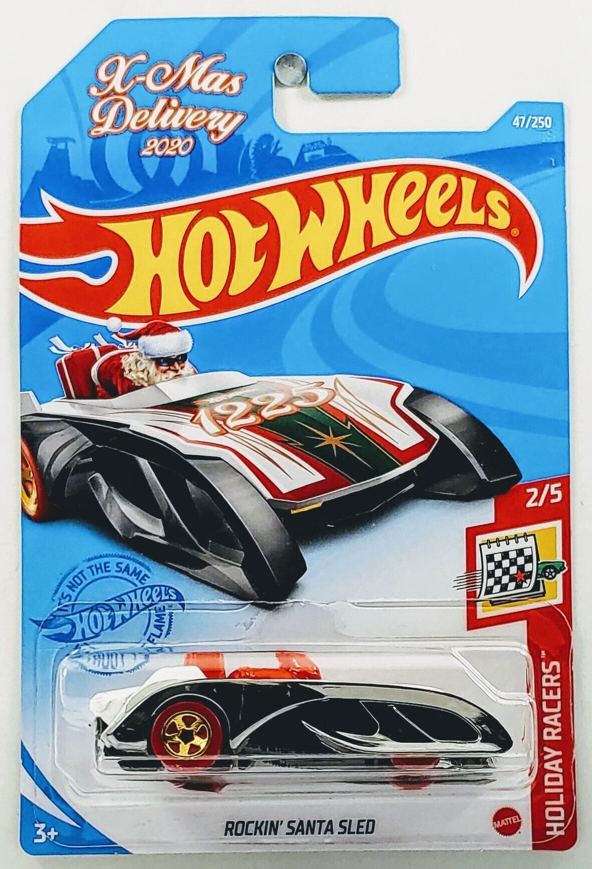 Hot Wheels 2021 - Collector # 047/250 - Holiday Racers 2/5 - Rockin' Santa Sled - IC
