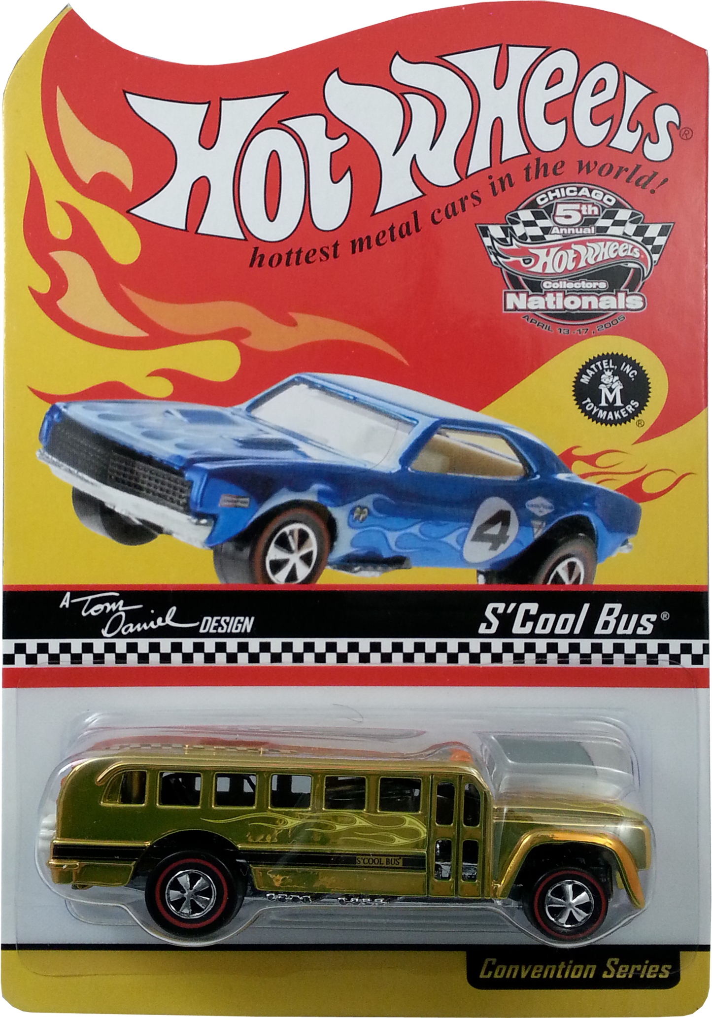 Hot Wheels 2005 - 5th Annual Collector's Nationals - S'Cool Bus - Spectraflame Yellow