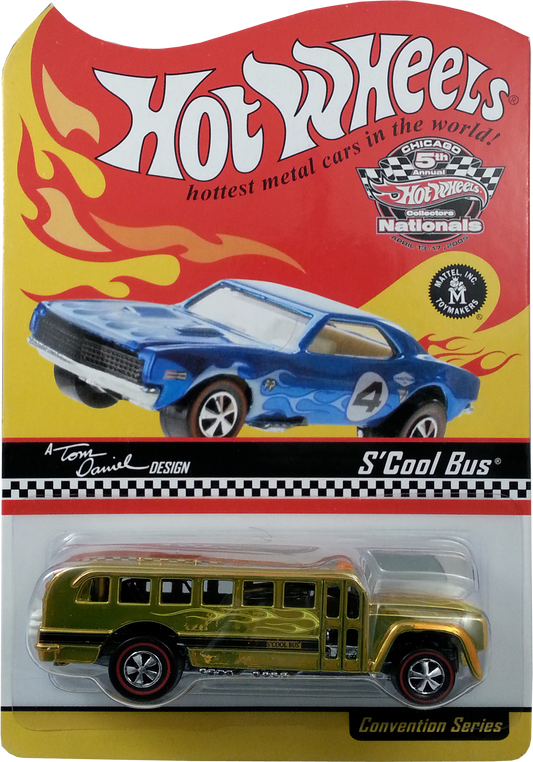 Hot Wheels 2005 - 5th Annual Collector's Nationals - S'Cool Bus - Spectraflame Yellow