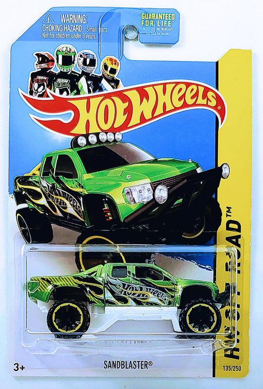 Hot Wheels 2014 - Collector # 135/250 - HW Off-Road / HW Hot Trucks - Sandblaster - Green - USA