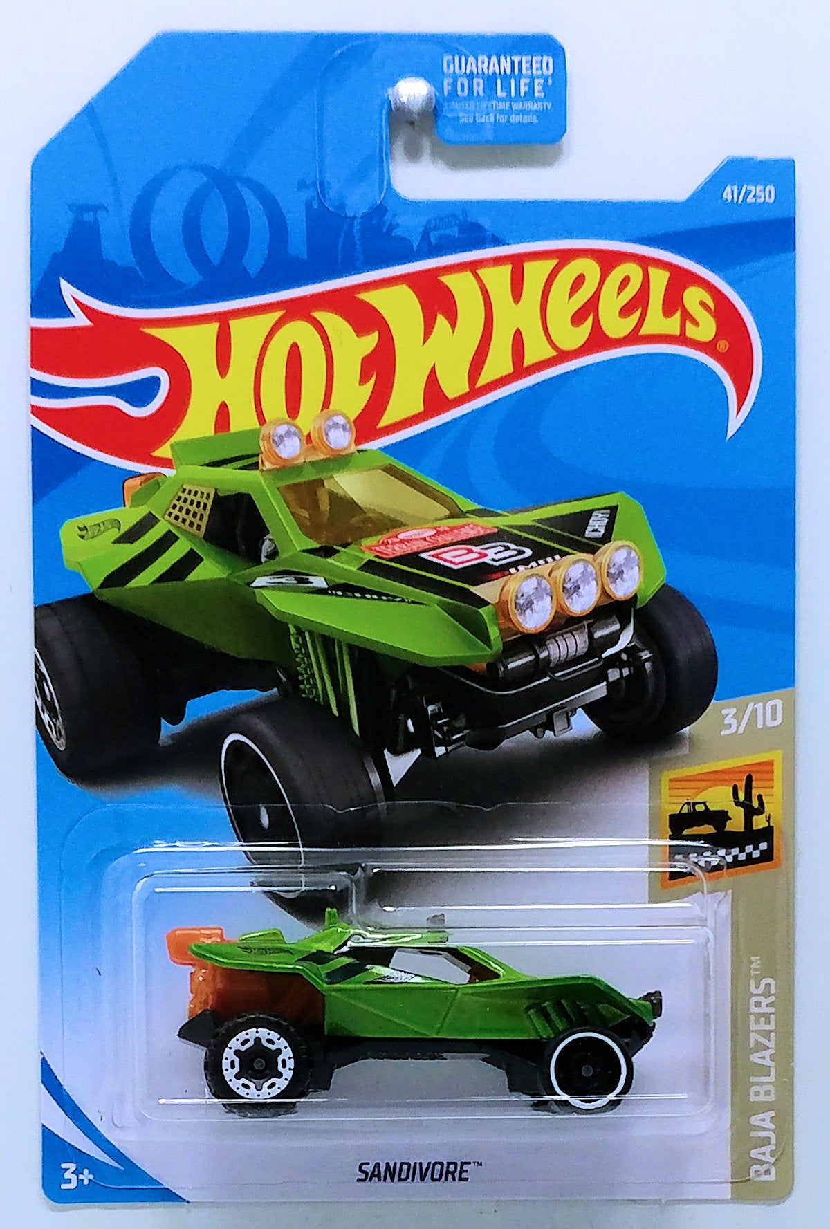 Hot Wheels 2019 - Collector # 041/250 - Baja Blazers 3/10 - Sandivore - Green