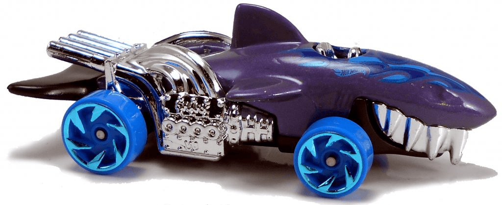Hot Wheels 2019 - Collector # 231/250 - Street Beasts 8/10 - Treasure Hunts - Sharkruiser - Purple - FSC