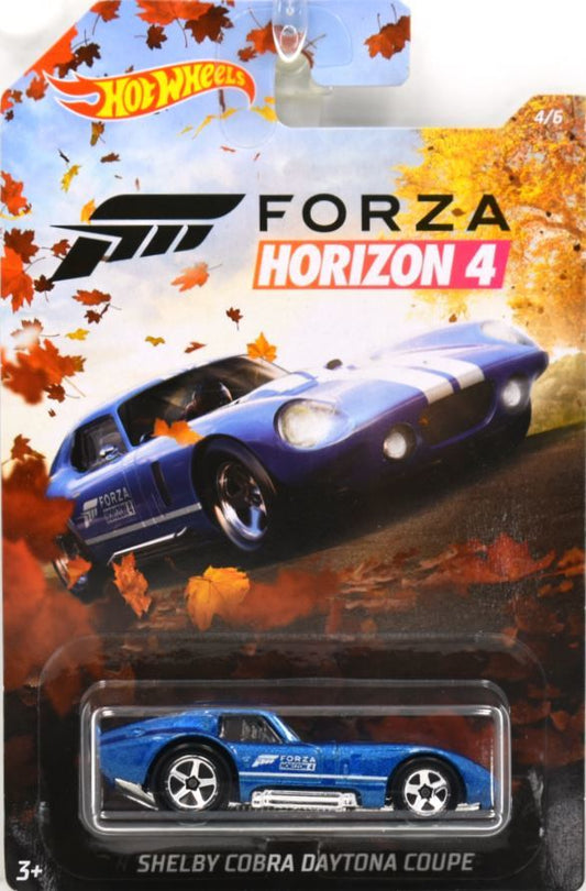 Hot Wheels 2019 - FORZA Horizon 4 # 4/6 - Shelby Cobra Daytona Coupe - Blue - Walmart Exclusive