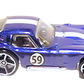 Hot Wheels 2007 - Collector # 006/180 - New Models 06/36 - Shelby Cobra Daytona Coupe - Blue / #59 - OH5SP Wheels - USA