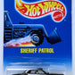 Hot Wheels 1996 - Collector # 059 - Sheriff Patrol - Black - 7 Spokes - USA