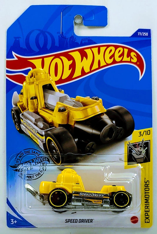 Hot Wheels 2020 - Collector # 077/250 - Experimotors 3/10 - New Models - Speed Driver - Yellow - IC