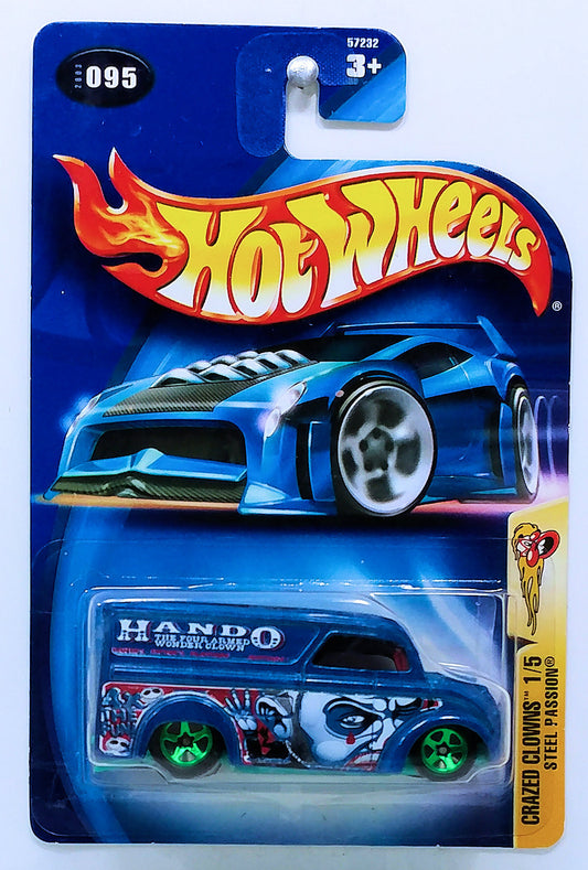 Hot Wheels 2003 - Collector # 095/220 - Crazed Clown Series 1/5 - Steel Passion (Dairy Delivery) - Metallic Blue