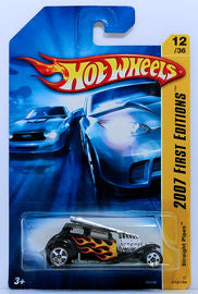 Hot Wheels 2007 - Collector # 012/156 - First Editions 12/36 - Straight Pipes - Black - IC