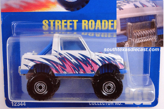 Hot Wheels 1995 - Collector # 252 - Street Roader - White - CT Wheels