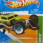 Hot Wheels 2012 - Collector # 063/247 - Treasure Hunts 13/15 - Surf Crate - Neon Green - 'TH' Logo on Roof - USA
